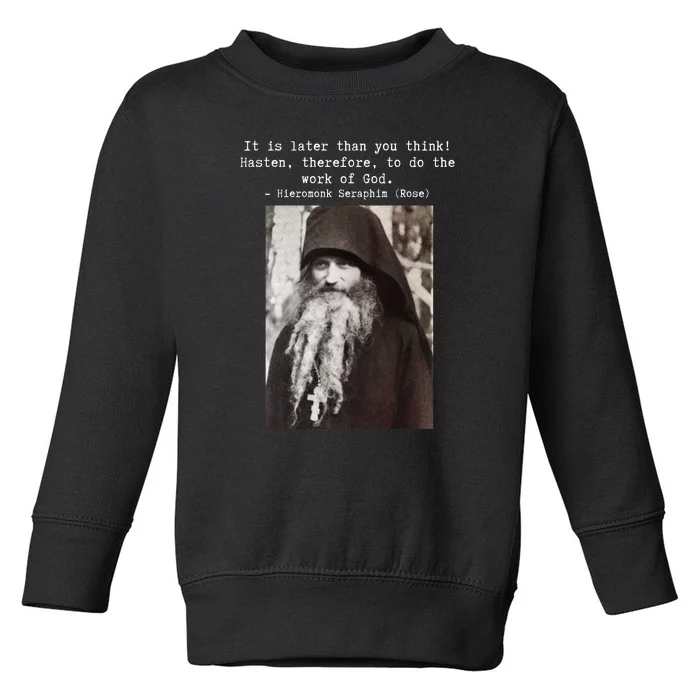 Father Seraphim Rose Orthodox Gift Toddler Sweatshirt