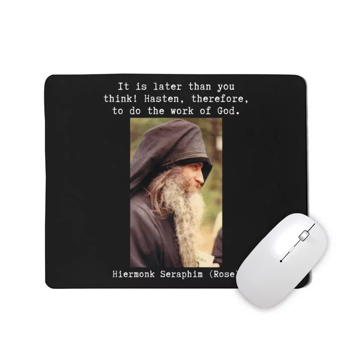 Fr Seraphim Rose Eastern Orthodox Christian Mousepad