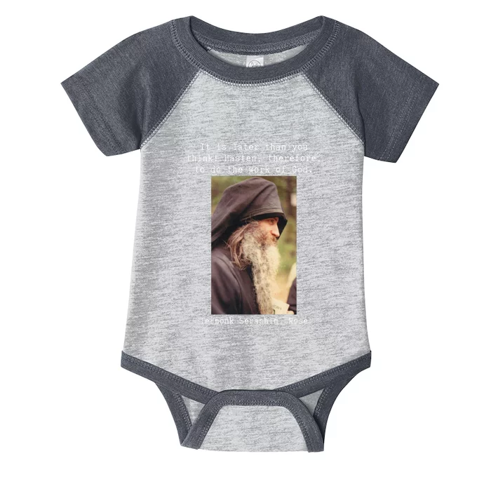 Fr Seraphim Rose Eastern Orthodox Christian Infant Baby Jersey Bodysuit