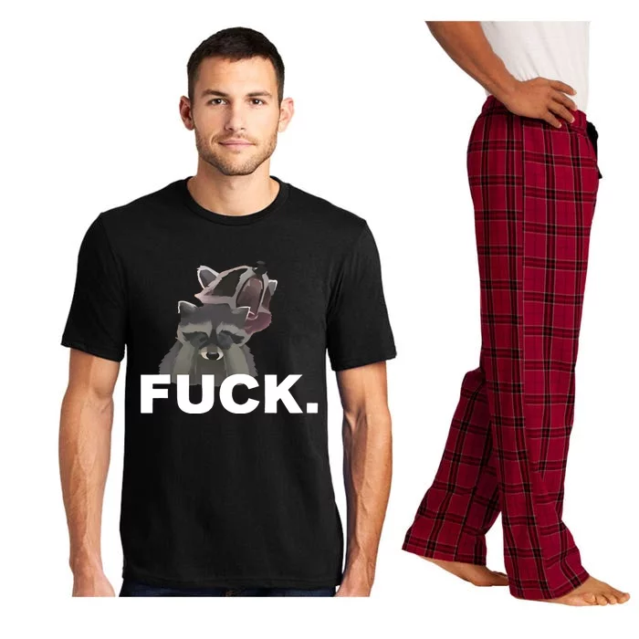 Fuck Sad Raccoon Pajama Set