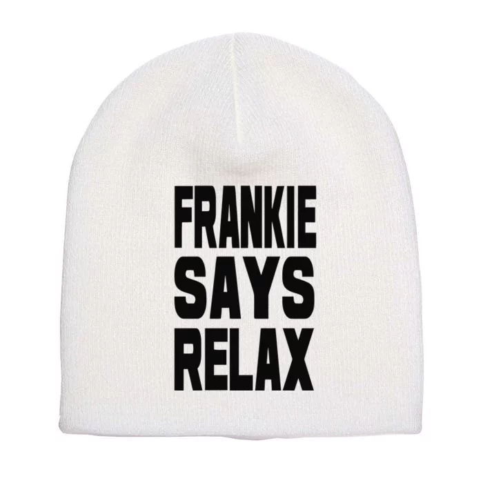 Frankie Says Relax Short Acrylic Beanie