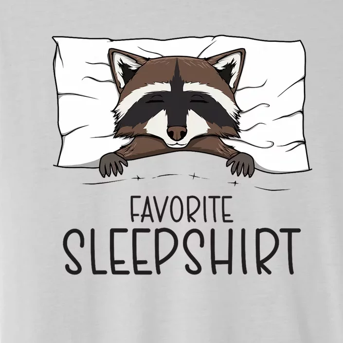 Favorite Sleepshirt Racoon Napping Raccoon Pajama ChromaSoft Performance T-Shirt