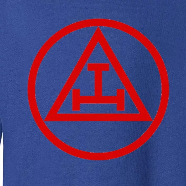 Freemason Symbol Royal Arch Triple Tau Masonic Esoteric Toddler Sweatshirt