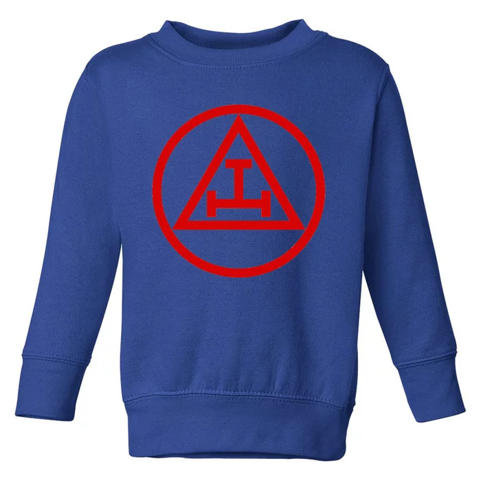 Freemason Symbol Royal Arch Triple Tau Masonic Esoteric Toddler Sweatshirt