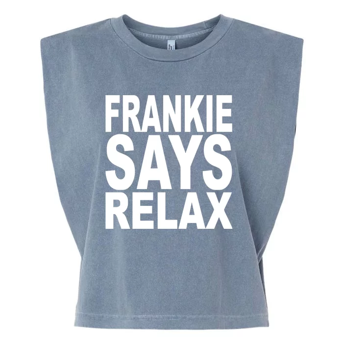 FRANKIE SAYS RELAX Garment-Dyed Women's Muscle Tee