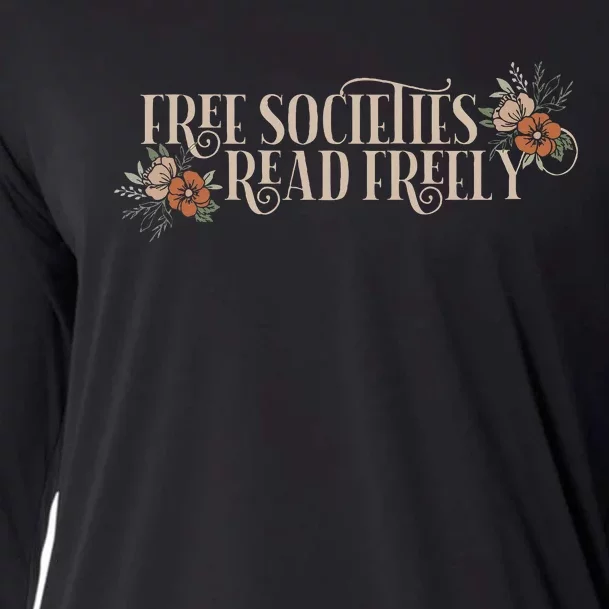 Free Societies Read Freely Read Banned Books Librarians Cooling Performance Long Sleeve Crew