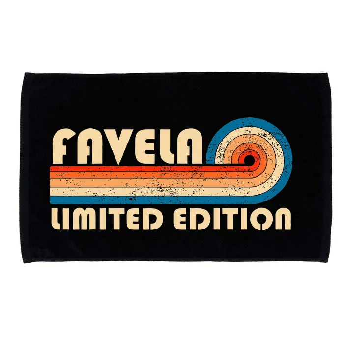 Favela Surname Retro Vintage 80s 90s Birthday Reunion Microfiber Hand Towel