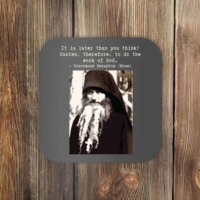 Fr Seraphim Rose Eastern Orthodox Coaster