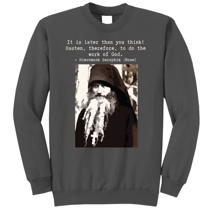 Fr Seraphim Rose Eastern Orthodox Tall Sweatshirt