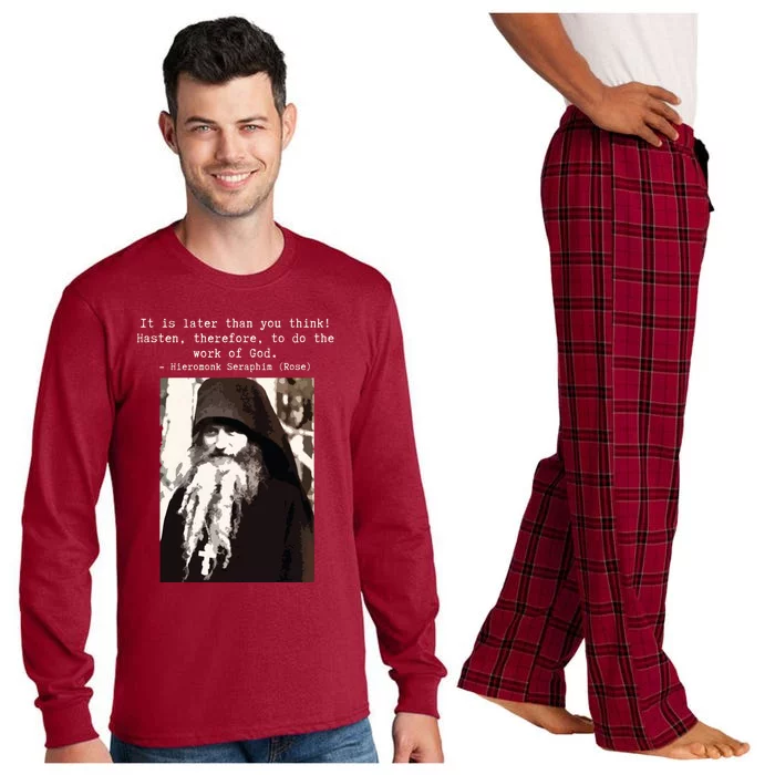 Fr Seraphim Rose Eastern Orthodox Long Sleeve Pajama Set