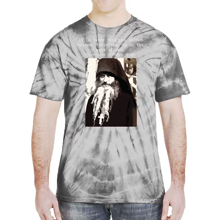 Fr Seraphim Rose Eastern Orthodox Tie-Dye T-Shirt