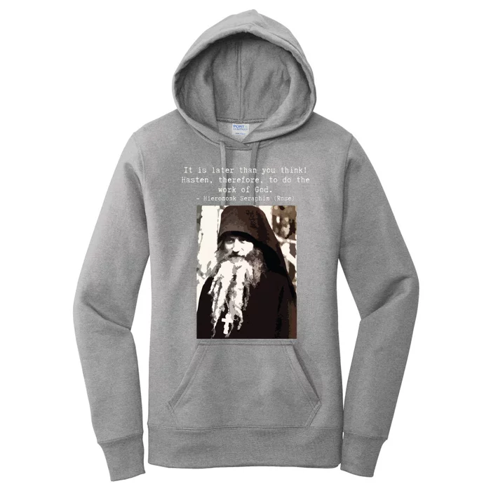 Fr Seraphim Rose Eastern Orthodox Women's Pullover Hoodie