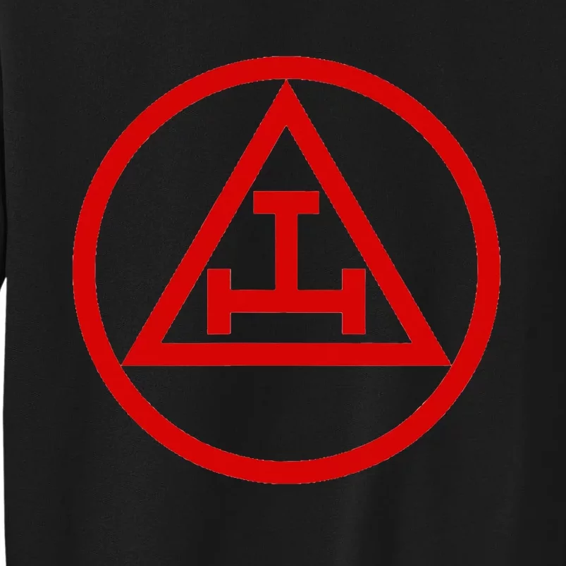 Freemason Symbol Royal Arch Triple Tau Tall Sweatshirt