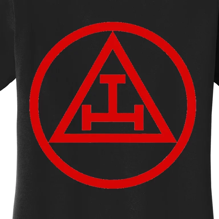 Freemason Symbol Royal Arch Triple Tau Women's T-Shirt