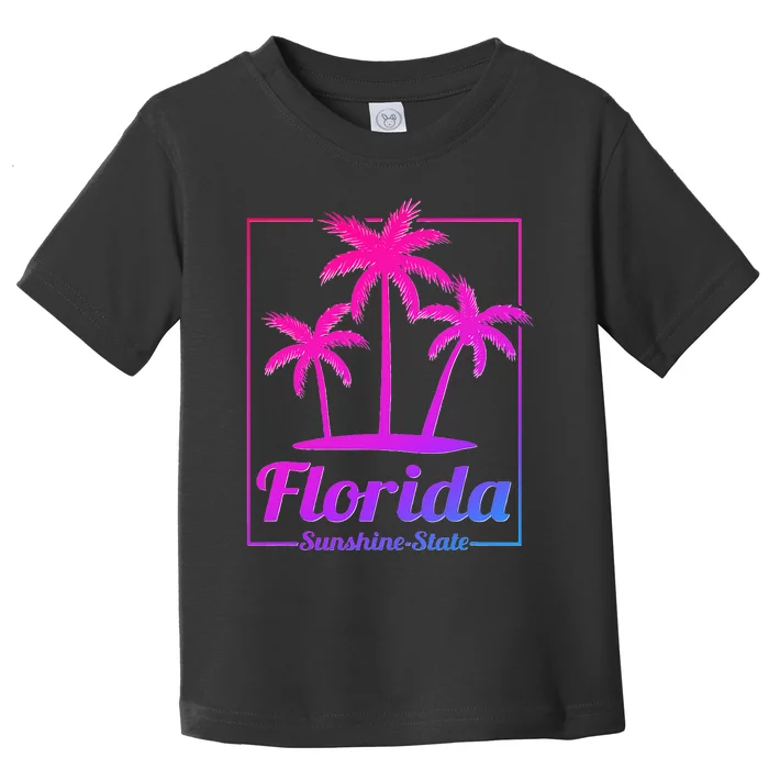 Florida Sunshine State Retro Look Toddler T-Shirt