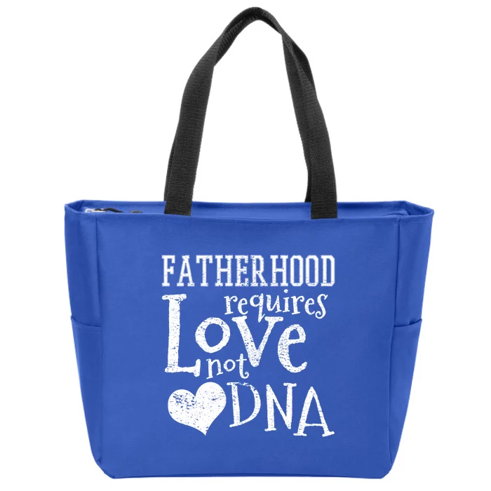 Fatherhood Stepdad Stepfather Cute Gift Zip Tote Bag