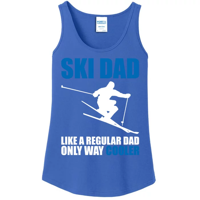 Funny Skiing Ski Dad Funny Gift Ladies Essential Tank