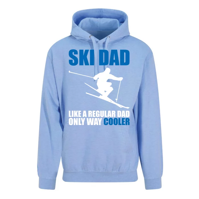 Funny Skiing Ski Dad Funny Gift Unisex Surf Hoodie