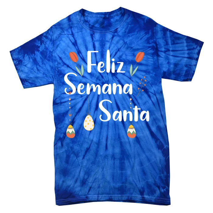 Feliz Sea Santa Easter Holy Week Cascaróns Great Gift Tie-Dye T-Shirt