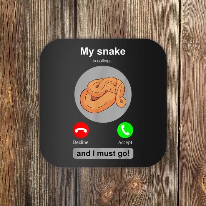 Funny Snake Snake Lover Snake Owner Collector Gift Coaster