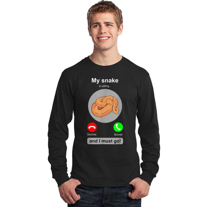 Funny Snake Snake Lover Snake Owner Collector Gift Tall Long Sleeve T-Shirt