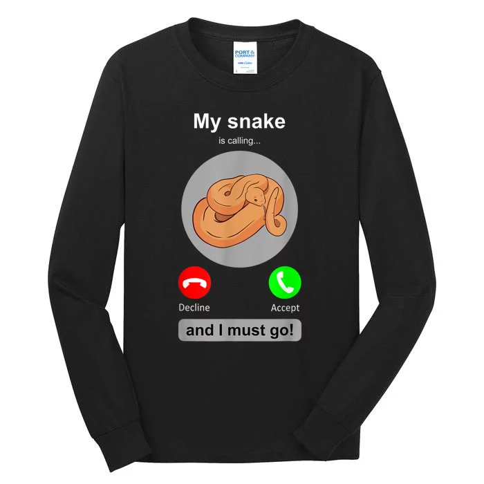 Funny Snake Snake Lover Snake Owner Collector Gift Tall Long Sleeve T-Shirt