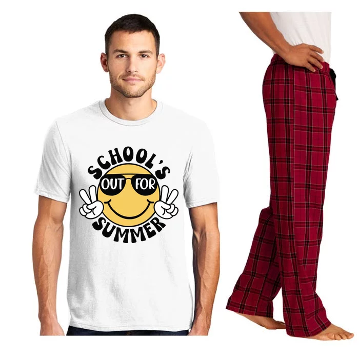 Funny Smiley Schools Out For Summer Pajama Set