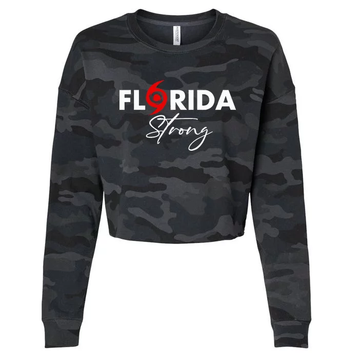 Florida Strong Support Pray For Florida Strong Community Cropped Pullover Crew