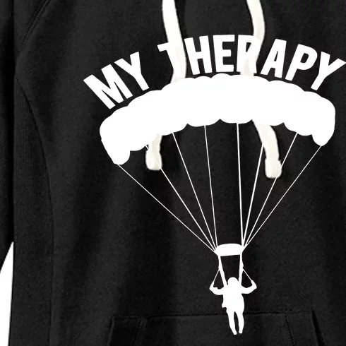 Funny Skydive Sayings, Parachuting Gift, Skydiver Present Women's Fleece Hoodie