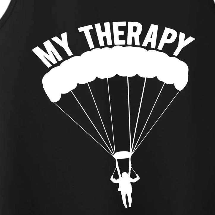 Funny Skydive Sayings, Parachuting Gift, Skydiver Present Performance Tank