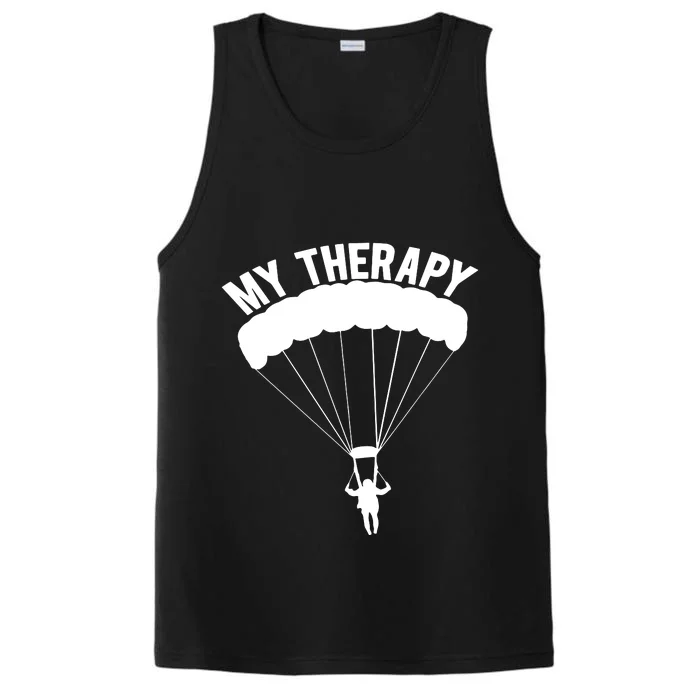 Funny Skydive Sayings, Parachuting Gift, Skydiver Present Performance Tank