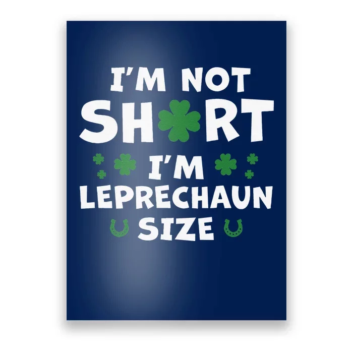 Funny Saint St Patricks Day Apparel Irish Shamrock Ireland Poster