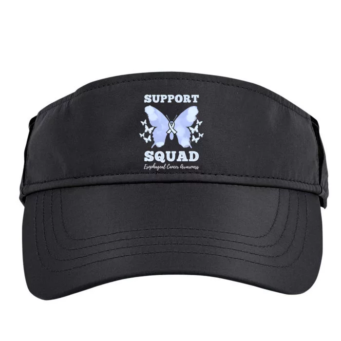 Funny Support Squad Esophageal Cancer Awareness Adult Drive Performance Visor