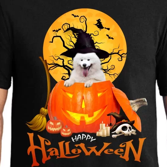 Funny Samoyed Spooky Halloween Pajama Set