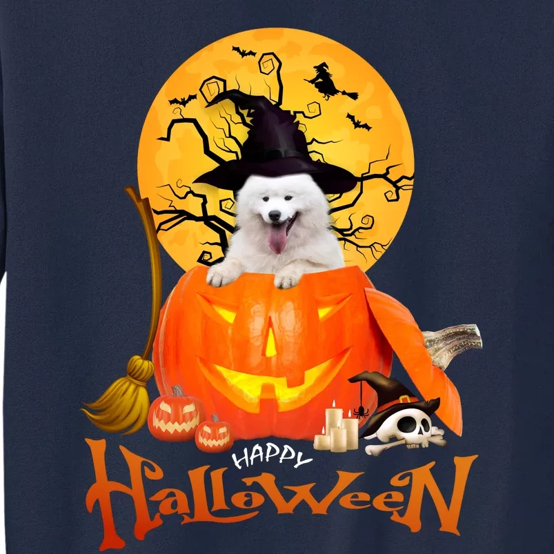 Funny Samoyed Spooky Halloween Tall Sweatshirt