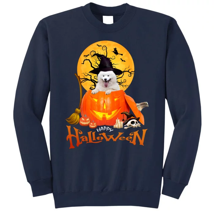 Funny Samoyed Spooky Halloween Tall Sweatshirt