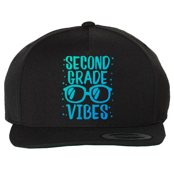 Funny Sunglasses Second Grade Vibes 1St Day Of School Gift Wool Snapback Cap