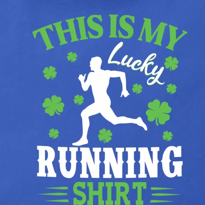 Funny Shamrock St Patricks Day Running Team St Paddys Day Gift Zip Tote Bag