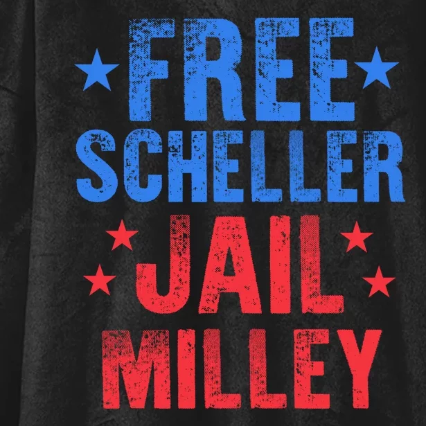 Free Stuart Scheller Jail Milley Hooded Wearable Blanket