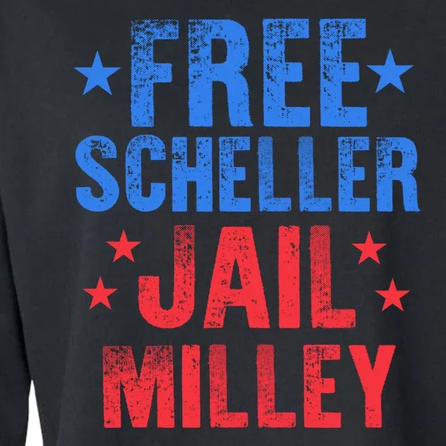 Free Stuart Scheller Jail Milley Cropped Pullover Crew