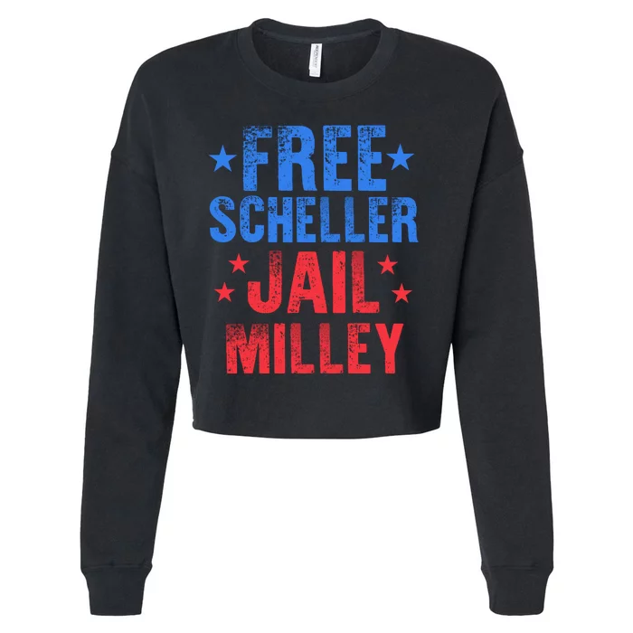 Free Stuart Scheller Jail Milley Cropped Pullover Crew