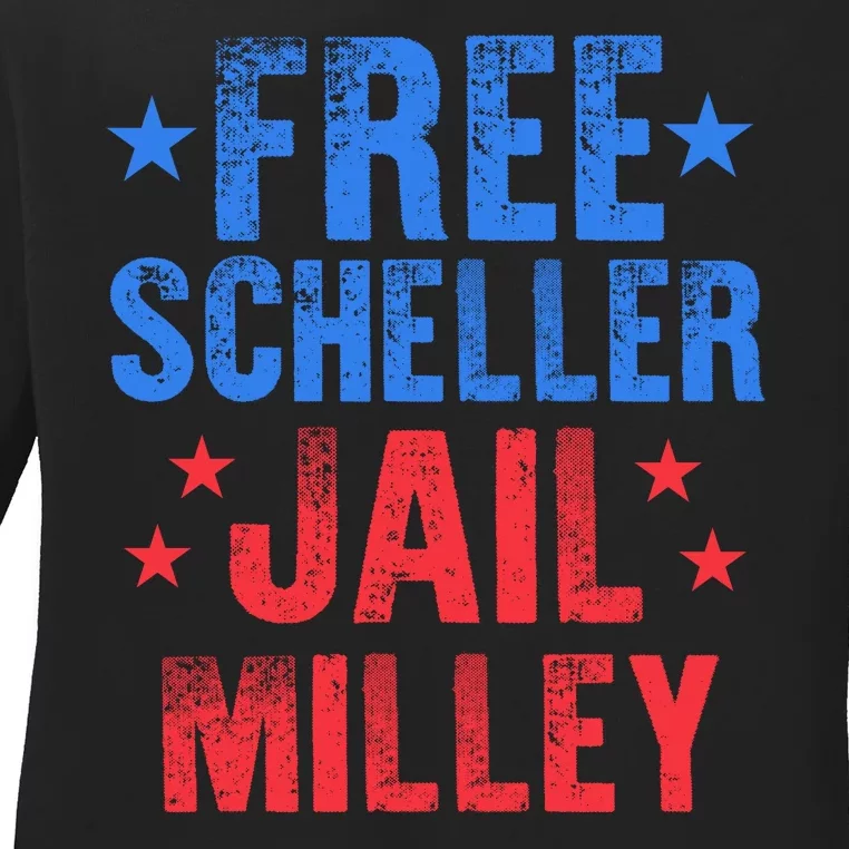 Free Stuart Scheller Jail Milley Ladies Long Sleeve Shirt