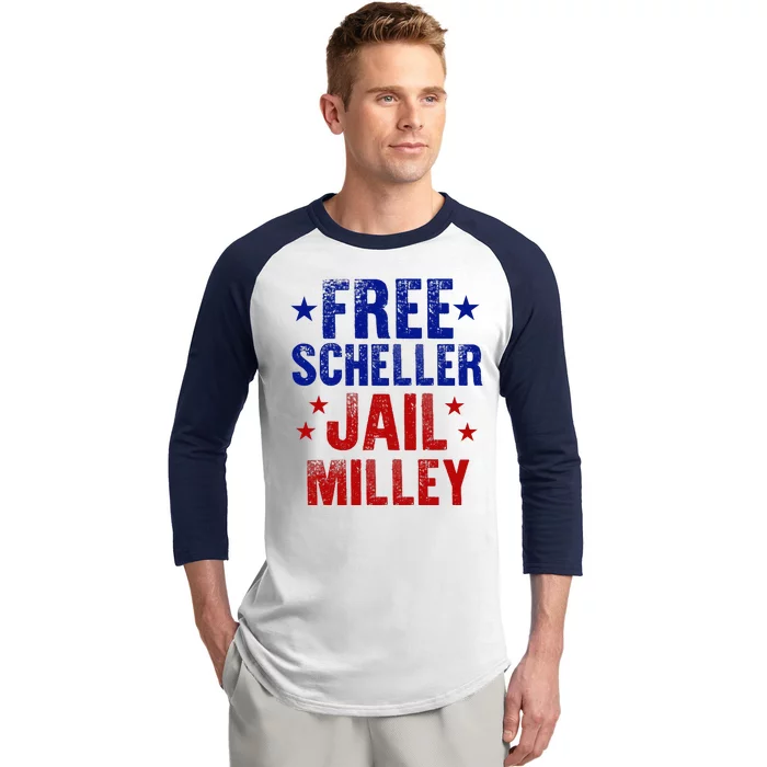 Free Stuart Scheller Jail Milley Baseball Sleeve Shirt