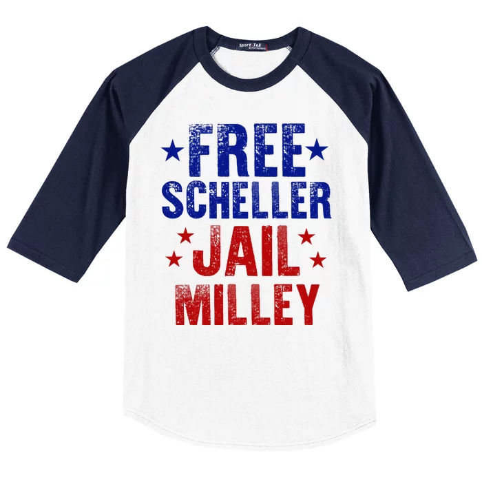 Free Stuart Scheller Jail Milley Baseball Sleeve Shirt