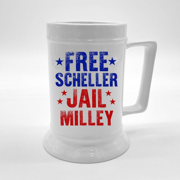 Free Stuart Scheller Jail Milley Front & Back Beer Stein