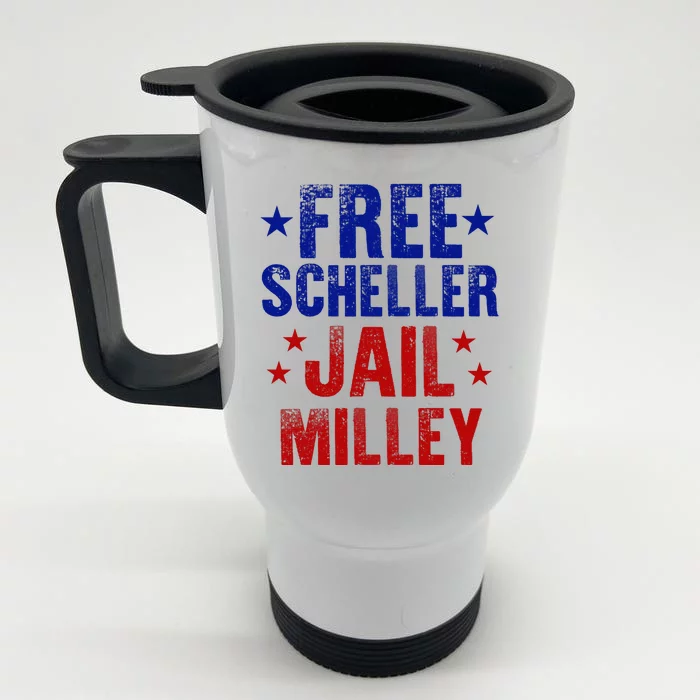 Free Stuart Scheller Jail Milley Front & Back Stainless Steel Travel Mug