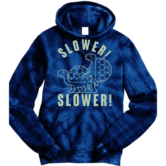 Funny Slower Slower Two Turtles Tie Dye Hoodie