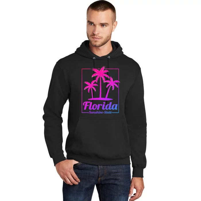 Florida Sunshine State Retro Look Tall Hoodie