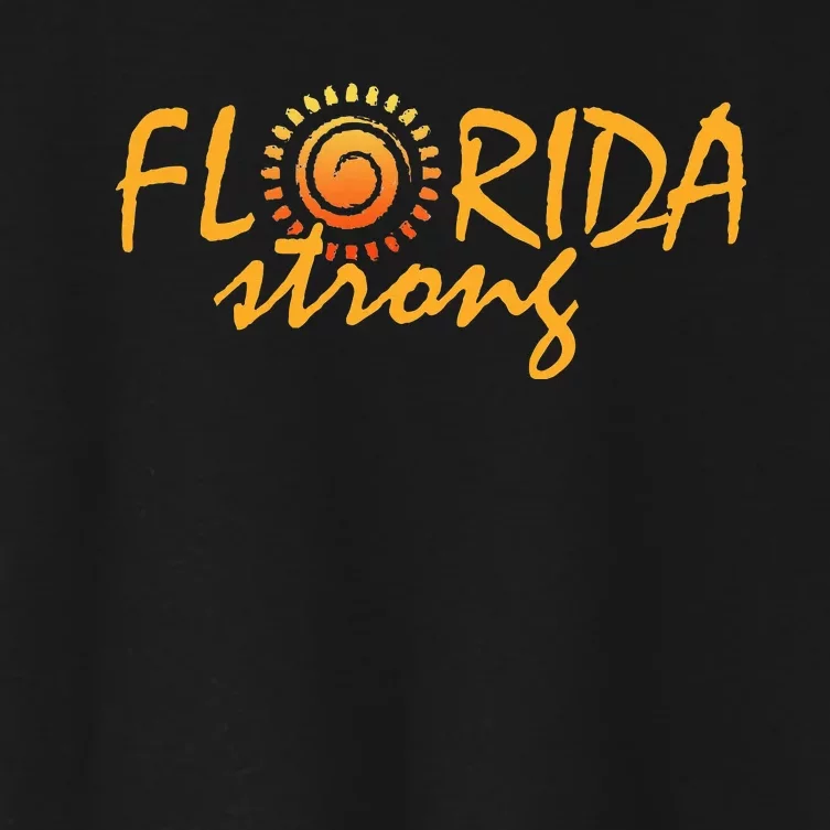 Florida Strong Sunshine State Graphic Women's Crop Top Tee