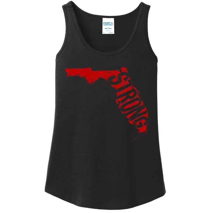 Florida Strong Support For Florida Distressed State Ladies Essential Tank